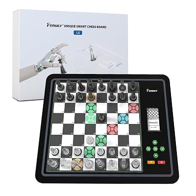Electronic Chess Set, Computer Chess Game, Electronic Chess Board Game, Chess Set Board Game, Electronic Chess Set Game, Chess Sets Games Lovers, for Beginners Great Partner for Play and Practice.