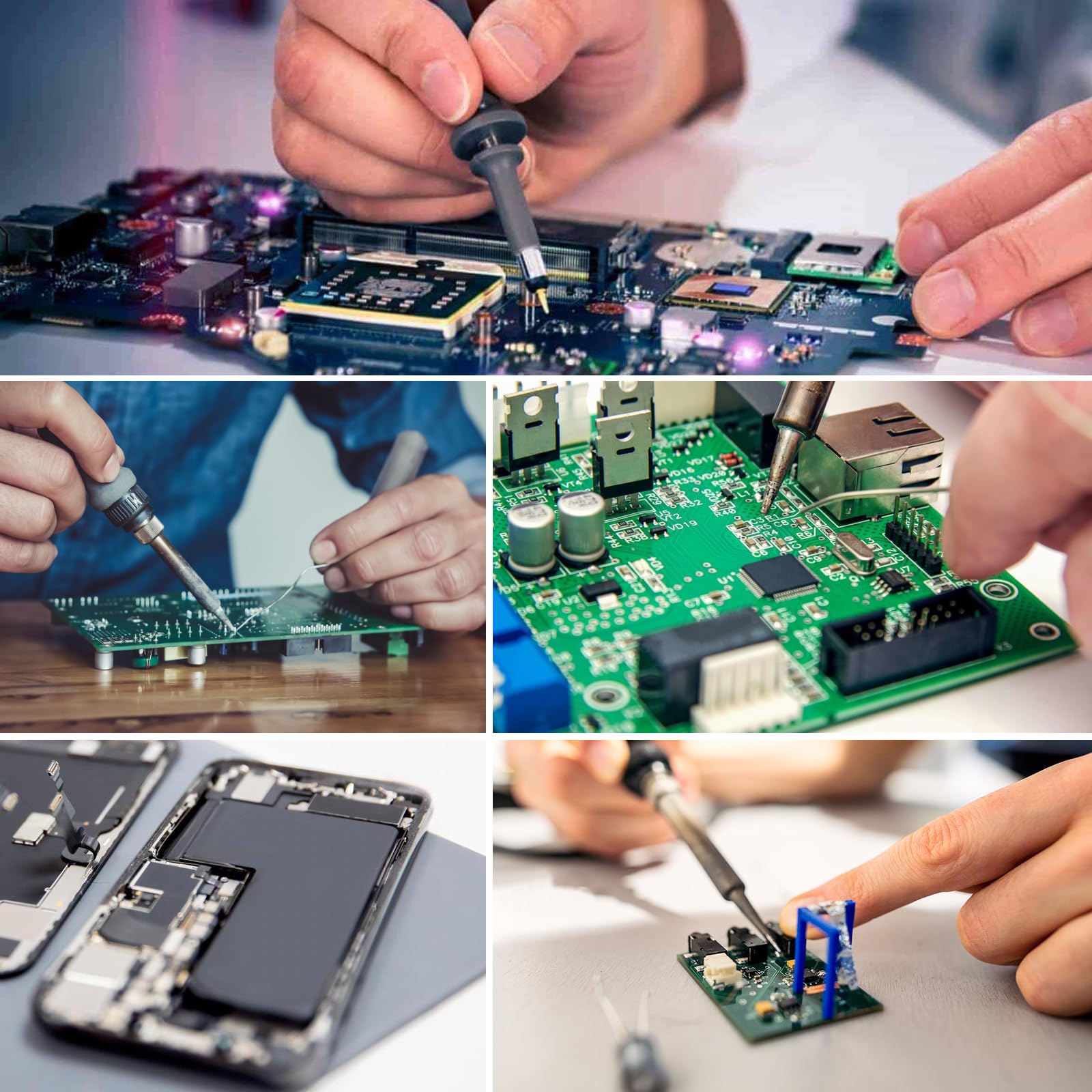 Snapklik.com : Adjustable Soldering Clamp, PCB Holder Frame And ...