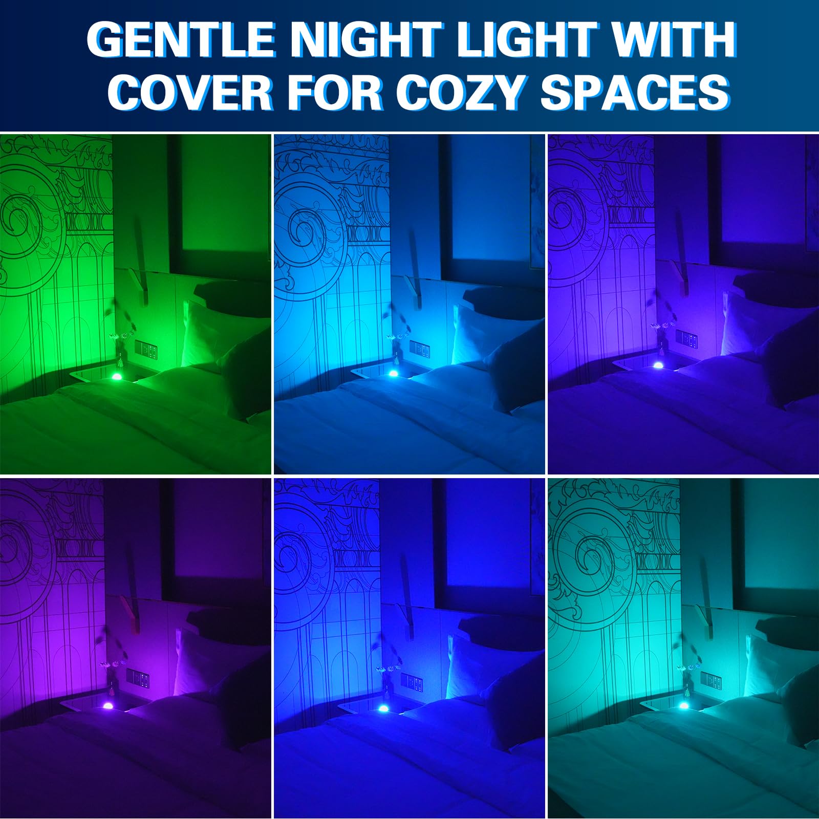 HSL Wiederaufladbare Discokugel-Lichter, Mini-RGB-Partylichter, Soundaktivierung, Stroboskop-Bühnenlicht, perfekt für Halloween, Weihnachten, Veranstaltungen, Geburtstag, Hochzeit, Dekorationen