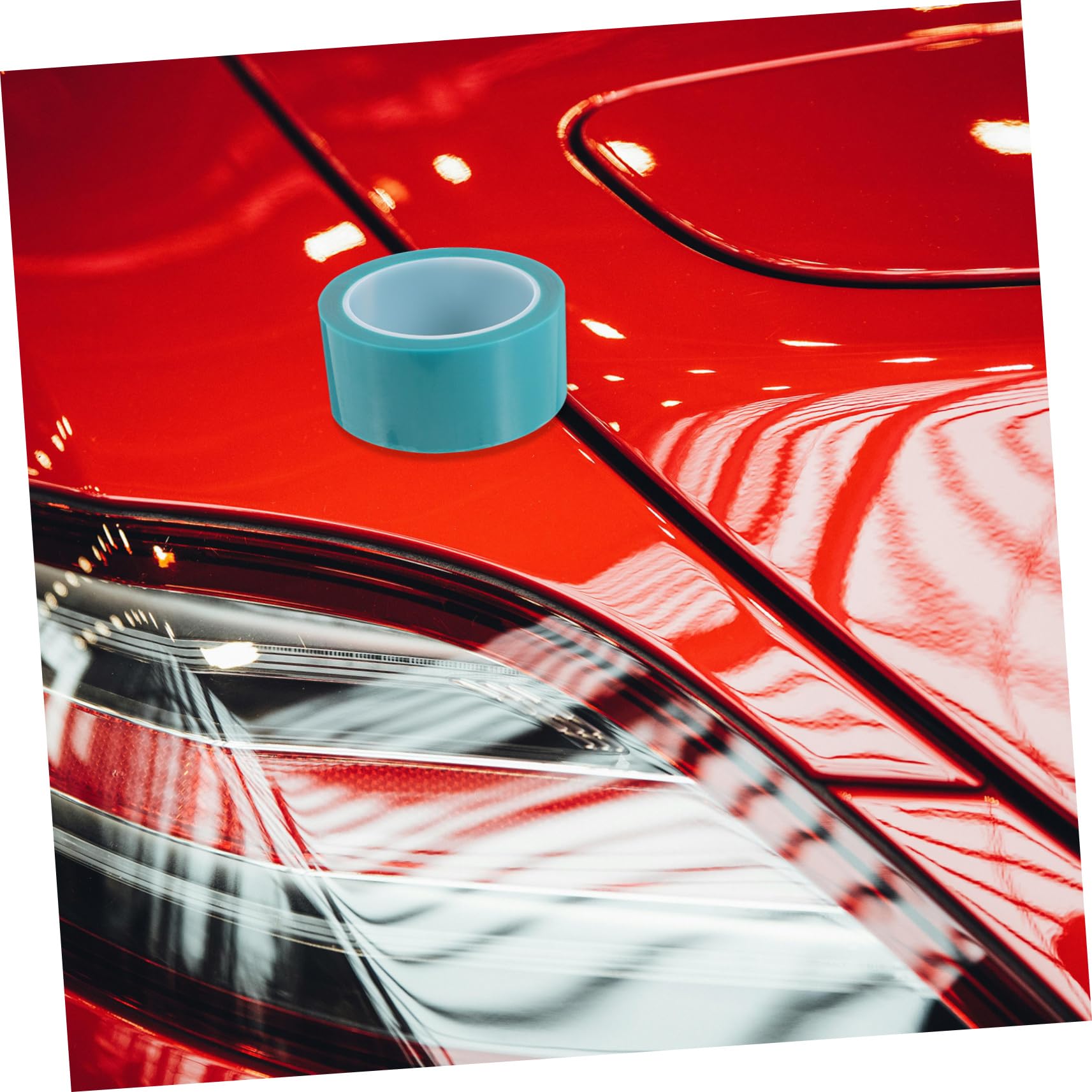 OUNONA 5 rouleaux Ruban de Masquage Auto Résistant Déchirure Adhésif Fort pour Peinture Automobile Courbe Long Assortiment Protection Rayure Carrosserie et Seuil Couleur Aléatoire