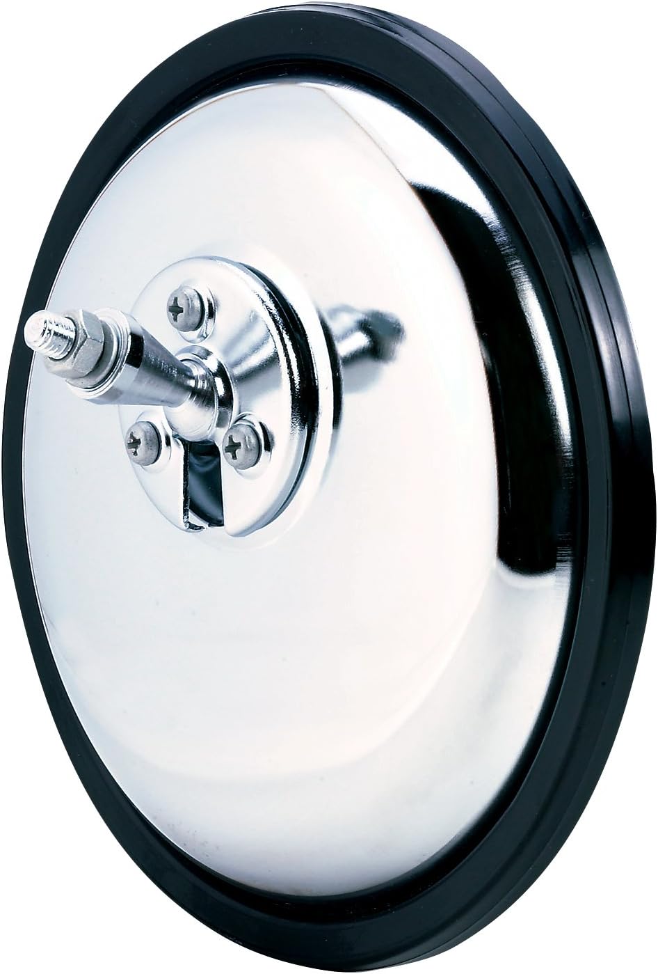 K Source Fit System 7" Round Swivel Stud Mount, Chrome Spot Mirror, Heavy-Duty Convex Mirror for Truck, Bus, or Trailer Use