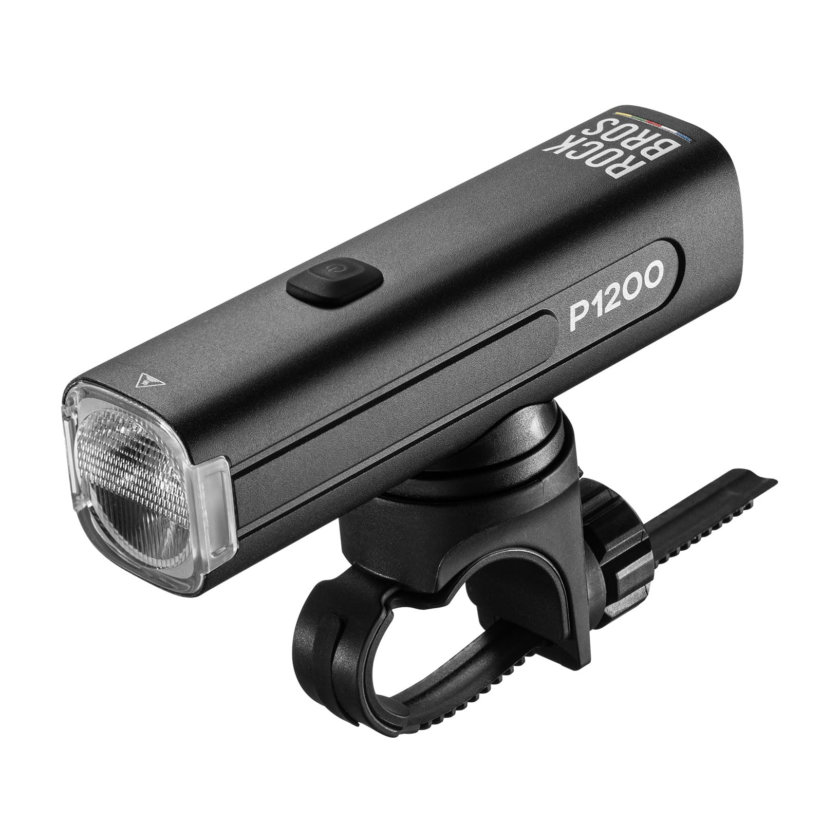 ROCKBROS Road to Sky Lampe Vélo Avant, Lumière Avant Anti-Éblouissement, Rechargeable USB-C Étanche IPX6, avec 6 Modes 120°Rotatif pour Cyclistes Urbains, Cyclisme Nocturne Sécurité