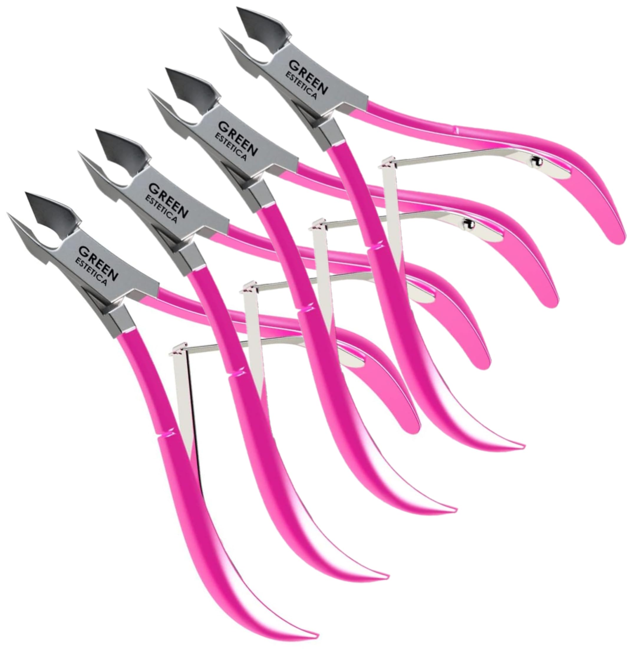 Professional Cuticle Trimmer Nail Cuticle Cutter Stainless Steel Cuticle Nippers with Sharp Blades of Cuticle Remover Clippers Manicure Tools Double