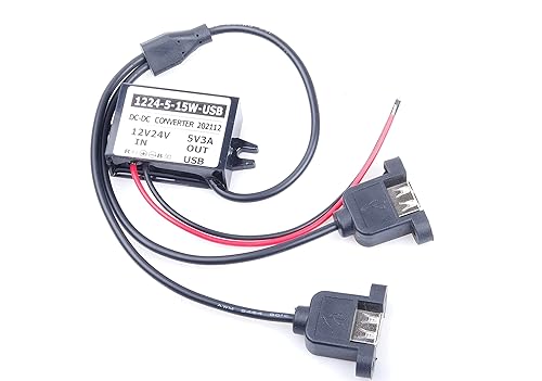 Miniatura 2 de DC-DC 9V 12V 24V 36V 8V-40V a 5V 3A 15W Mini USB Fuente de Alimentación Módulo Convertidor de Alimentación de Coche Módulo de Protección contra