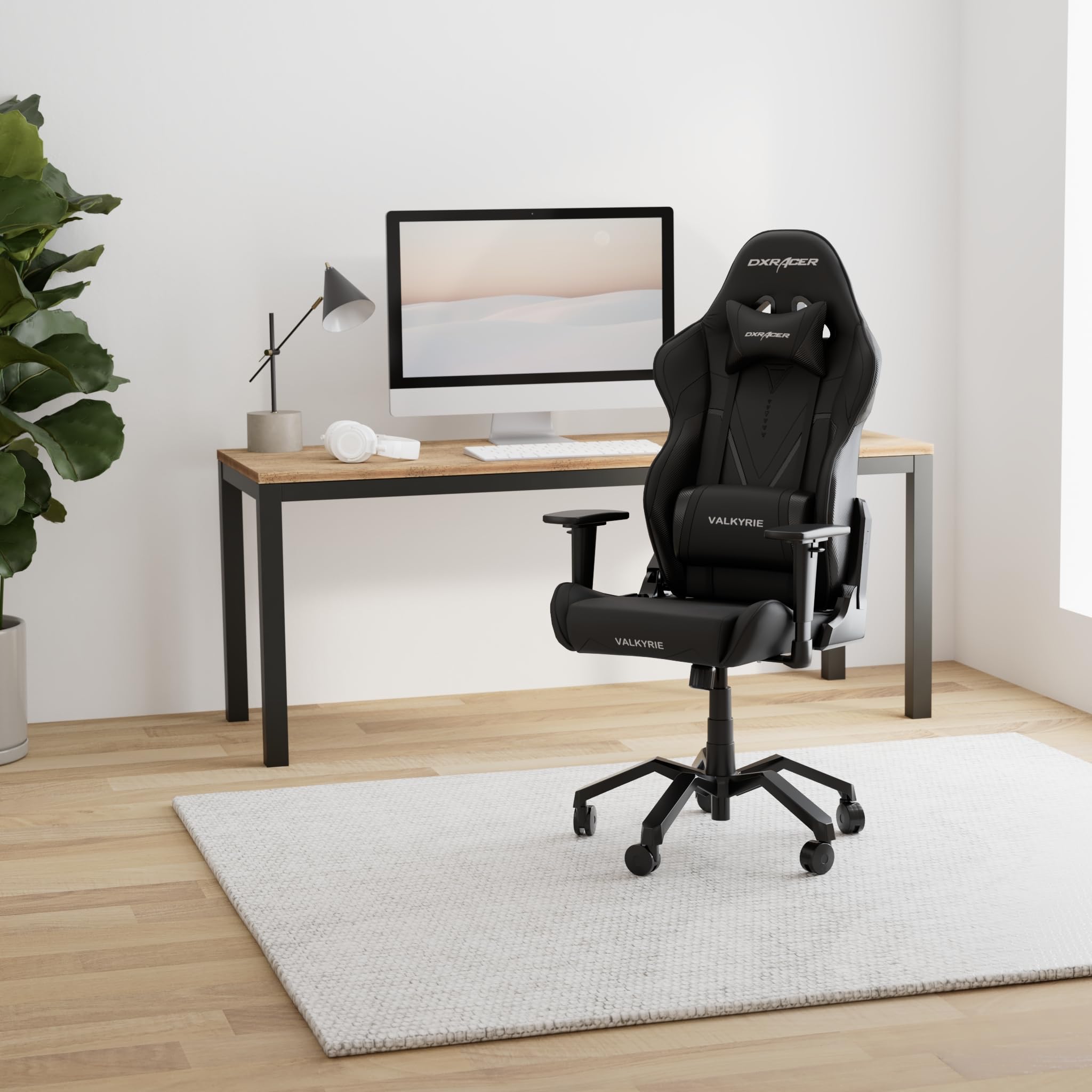 DXRacer Valkyrie Series V03-N PU Leather Gaming Chair Charcoal
