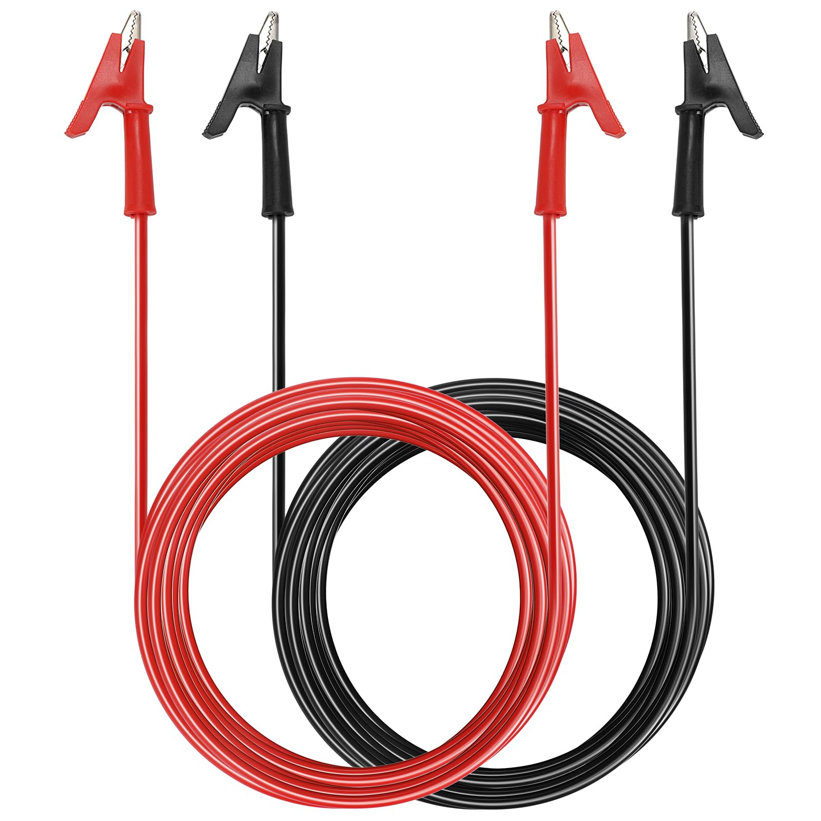 Sumnacon Crocodile Clips - 2 Pcs Test Leads with Wire -1