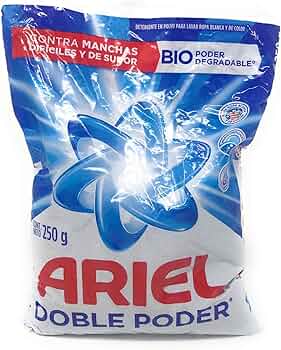 Amazon.com: Ariel Double Power Detergent Powder 250g/8.8 Oz (4