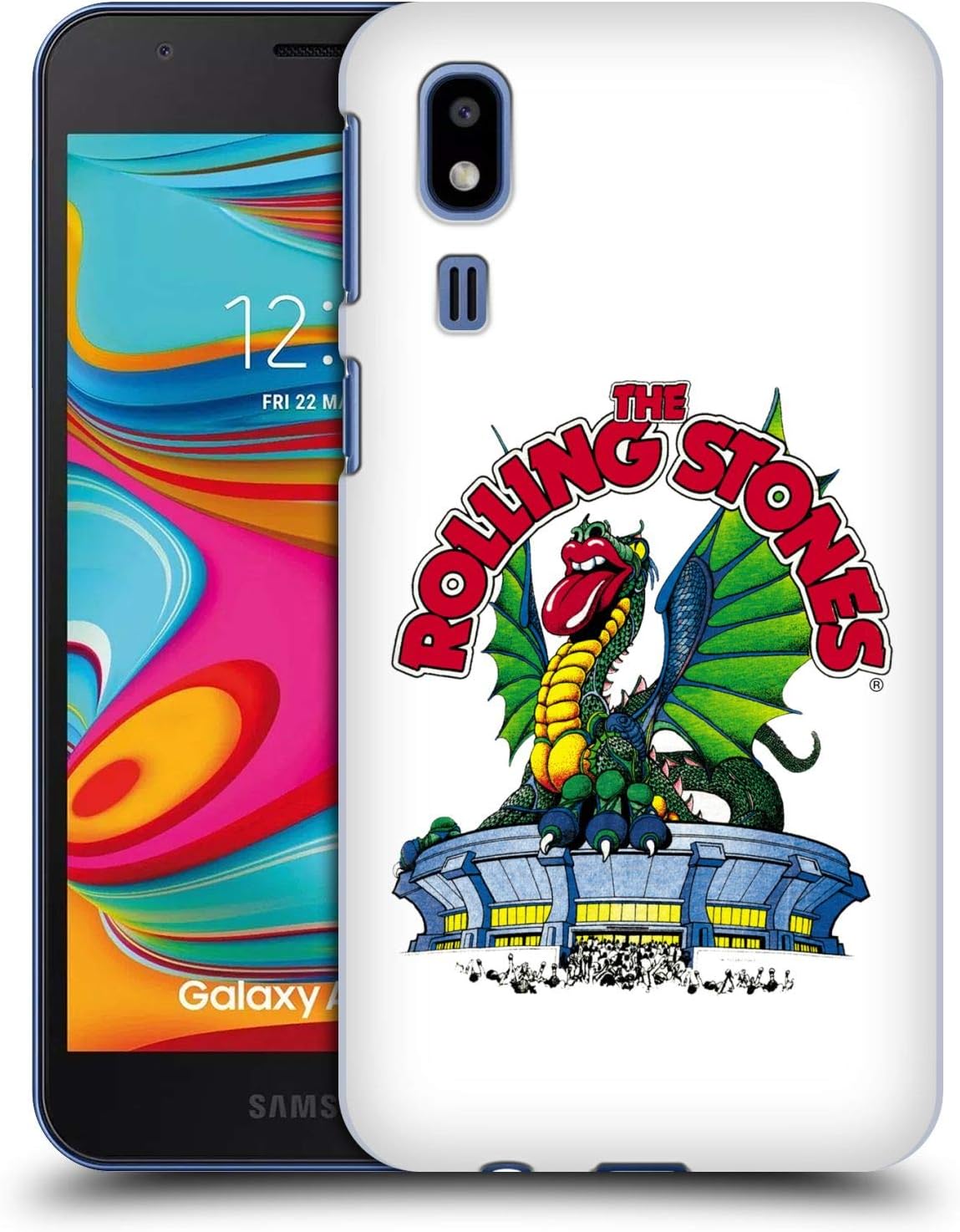 Head Case Designs Officially Licensed The Rolling Stones Dragon Key Art Hard Back Case Compatible with Samsung Galaxy A2 Core (2019)