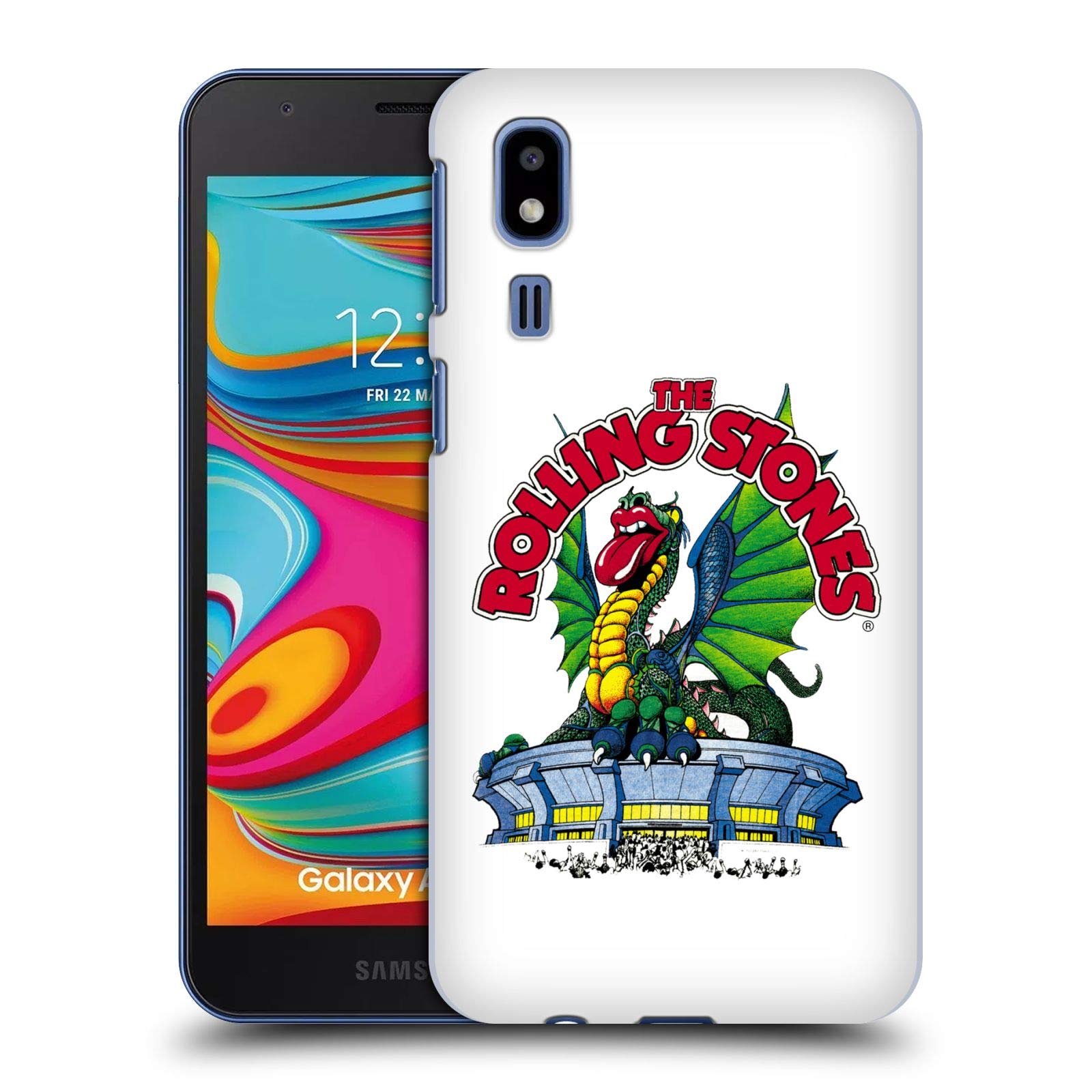 Head Case Designs Officially Licensed The Rolling Stones Dragon Key Art Hard Back Case Compatible with Samsung Galaxy A2 Core (2019)