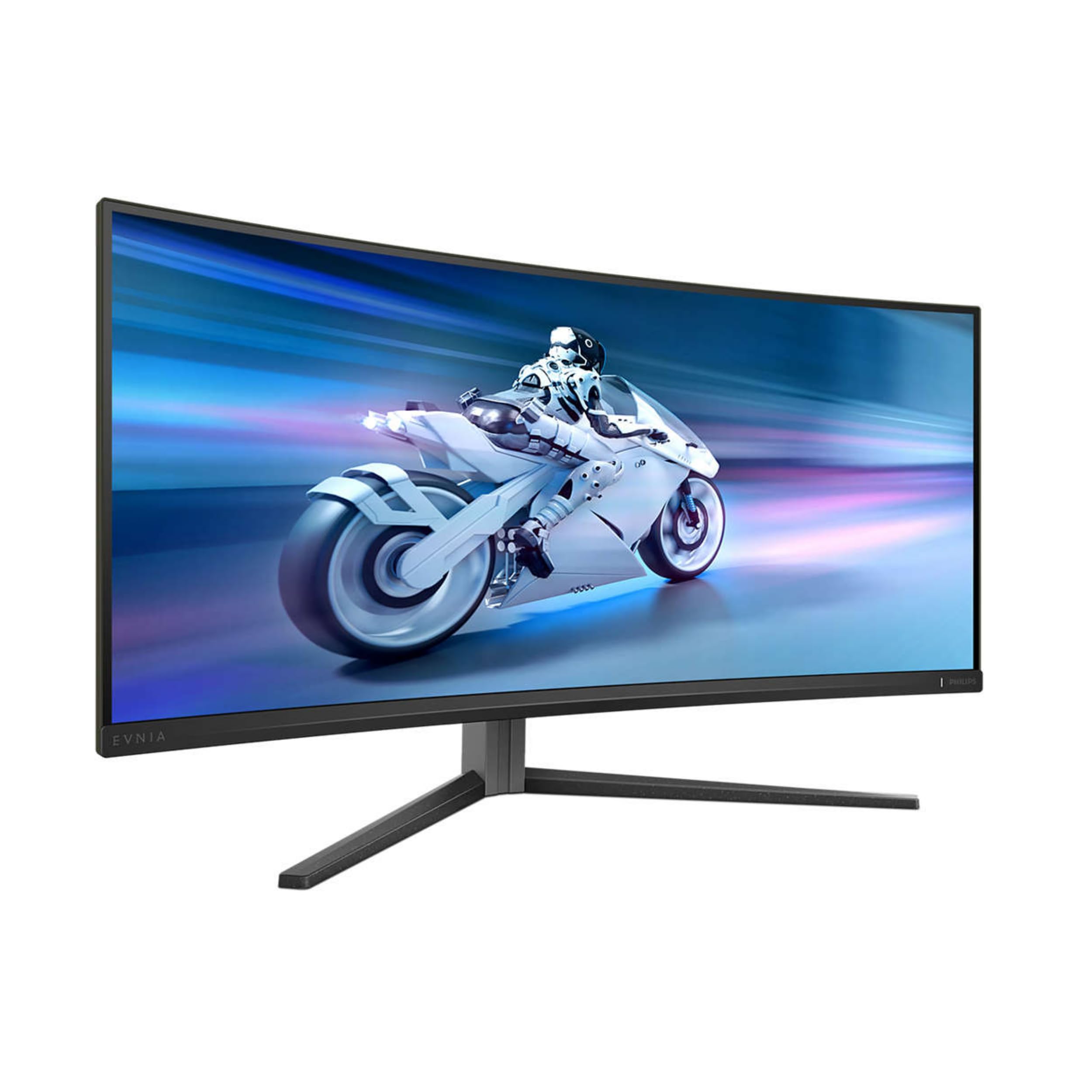 PHILIPS Evnia 34M2C6500 - Moniteur de Jeu incurvé OLED WQHD de 34 Pouces, 175 Hz, 0,03 ms, HDR400, Ambiglow, FreeSync Premium Pro, G-Sync comp. (3440x1440, 2X HDMI, DisplayPort, Hub USB) Gris foncé