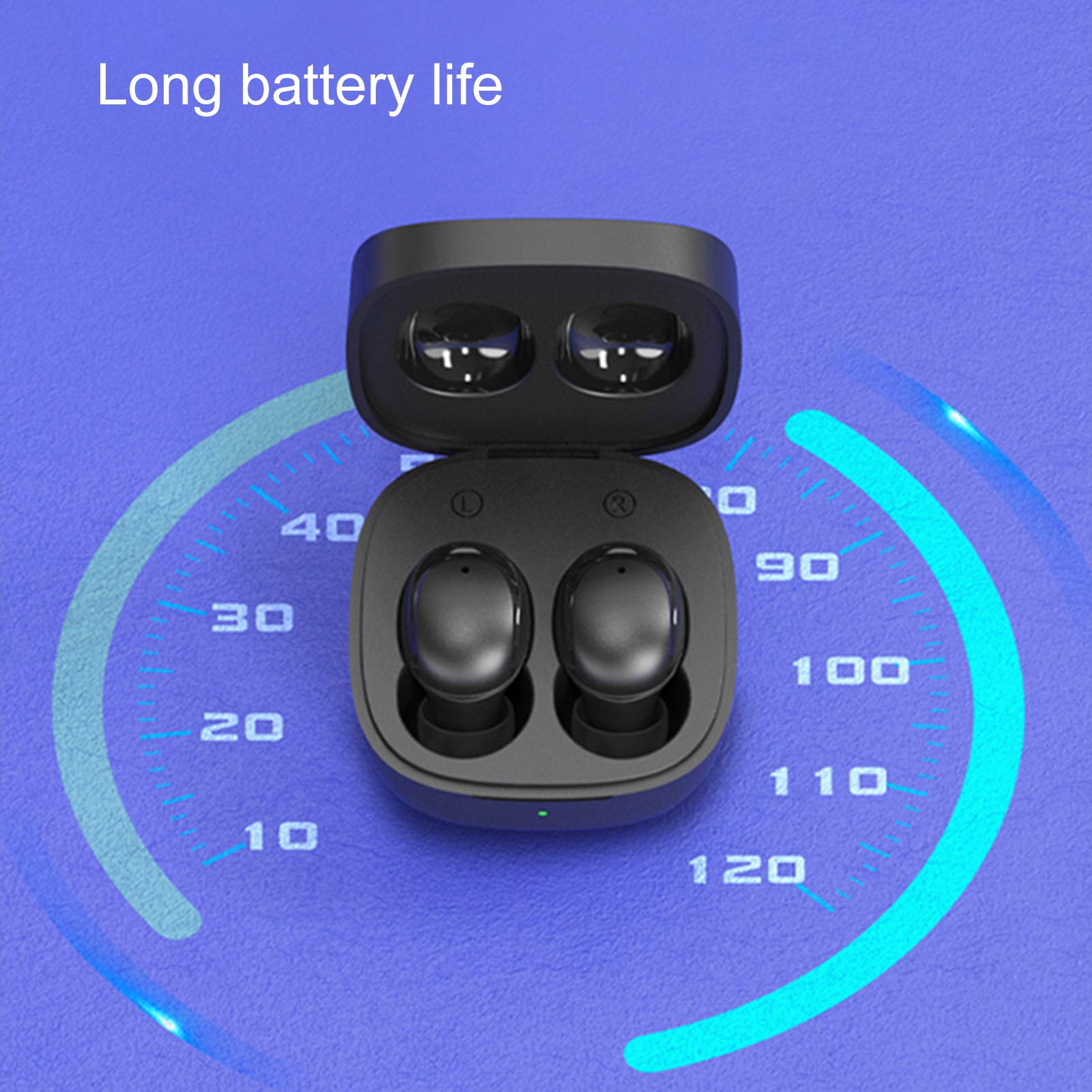 Newest T22 Tws Wireless Earphones 5.0 Light Display Battery Headphone Earbuds Stereo Sport Headset with Long Battery Life - Bluetooth Headset and Wireless Headset price