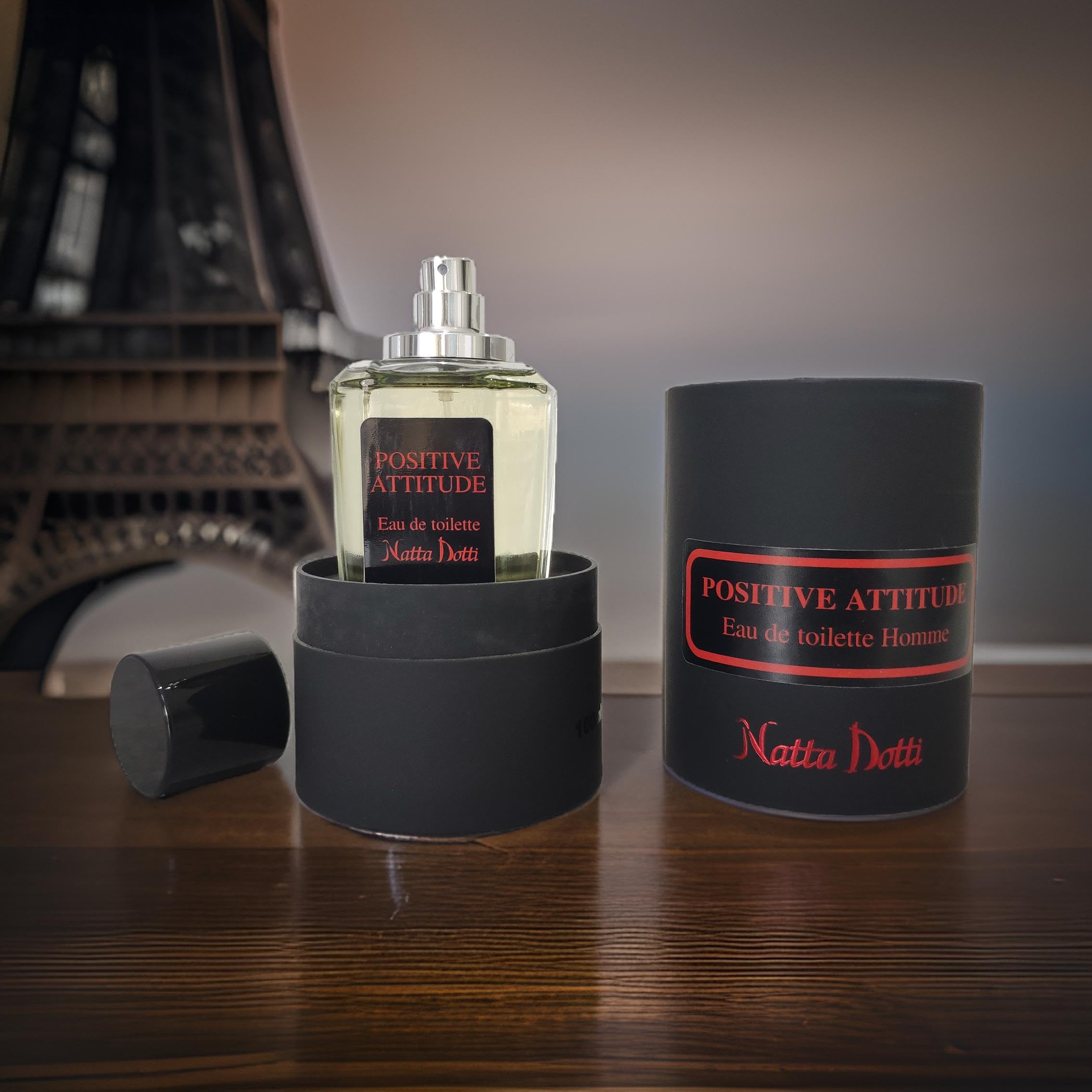 Eau de Toilette pour Homme - POSITIVE ATTITUDE - Parfum Boisé - NATTA DOTTI (100 ml)