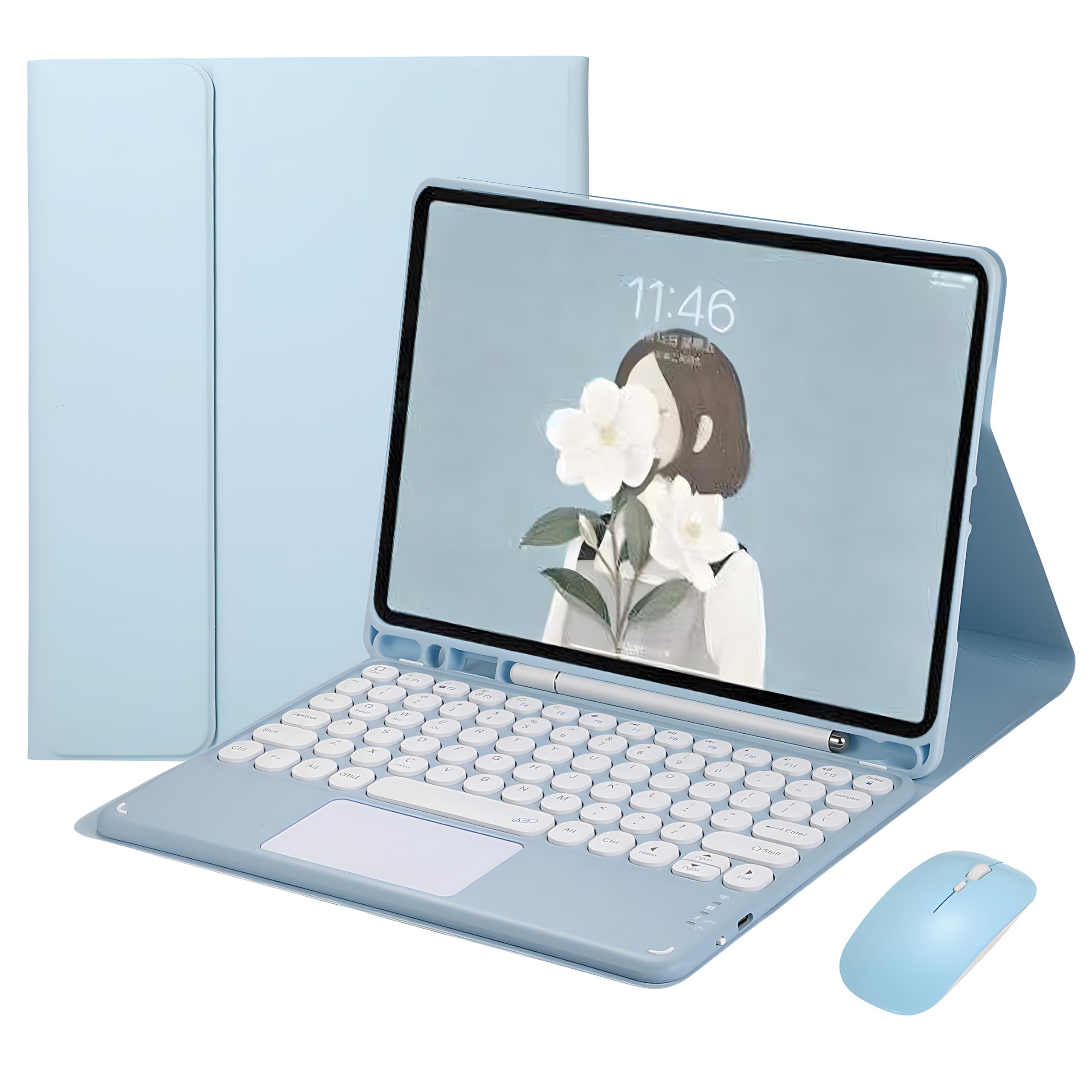 Windowsタブレットアクセサリー Samsung Galaxy Book 10.6 Keyboard Case Amazon.com: JUQITECH Backlit Keyboard Case for Samsung