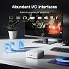 MINIS FORUM UM750L Slim Mini PC AMD Ryzen 5 7545U (6 Cores/12 Threads up to 4.9GHz) 16GB LPDDR5 RAM 1TB PCIe 4.0 SSD DP/HDMI/USB4 4× USB-A 2.5G LAN Wi-Fi 6E