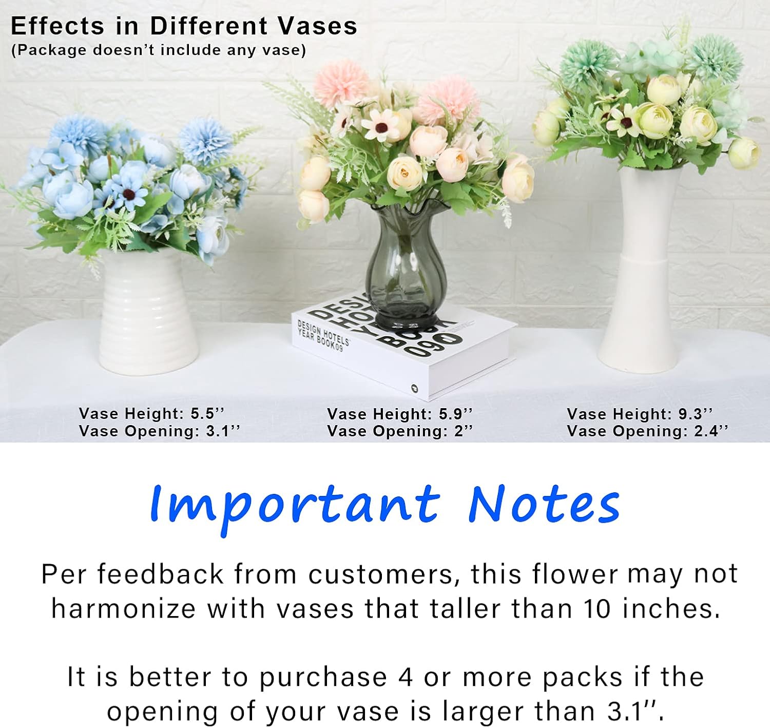 Buy Artificial Flowers 2 Pack Fake Flowers Mini Silk Peony Chrysanthemum Ball 12 Tall Artificial Plant Decor Flowers Arrangements Wedding Decoration Party Office Garden Table Centerpieces Pink Online In Germany B08cqxbktg
