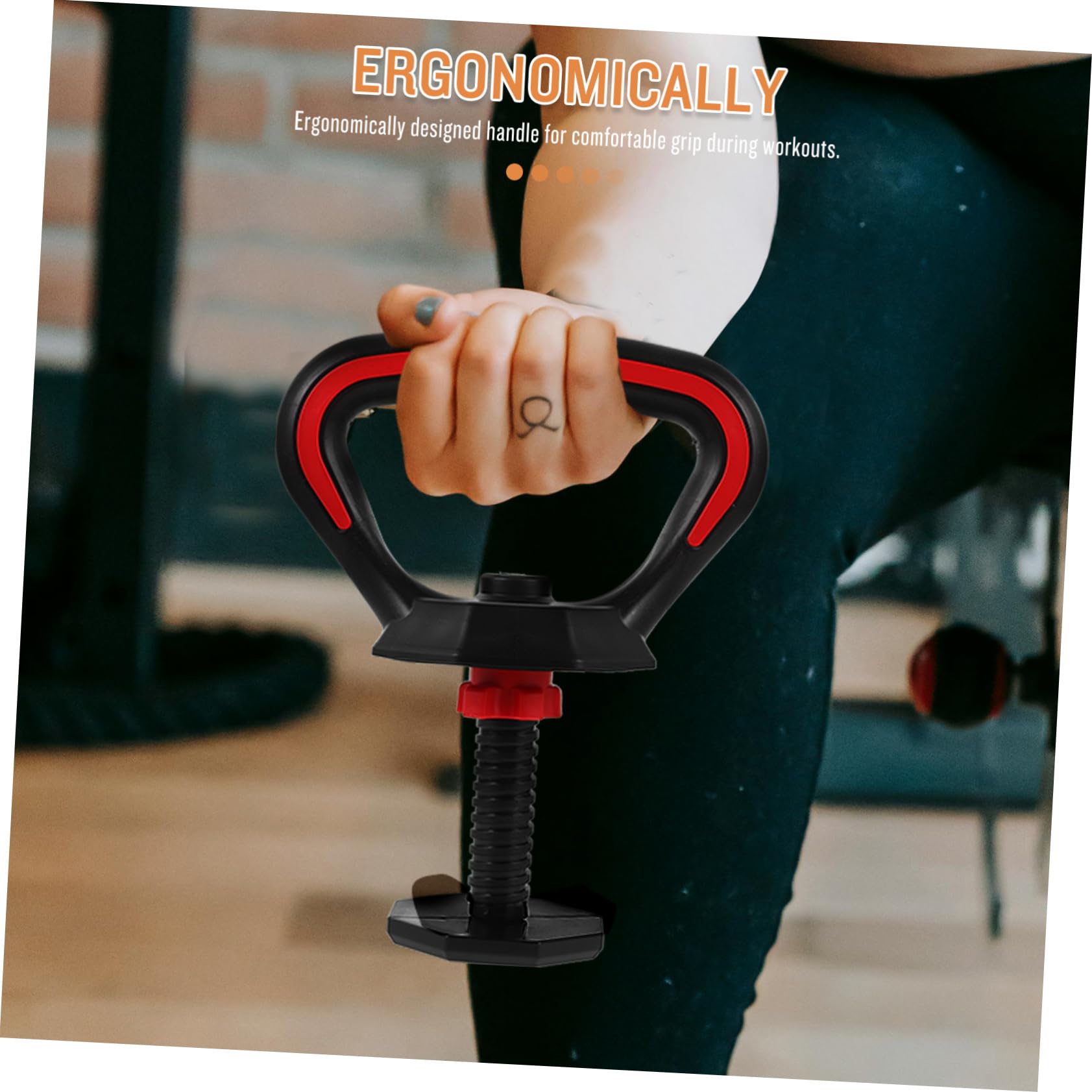 VINTORKY Fitness Kettlebell Handle Adjustable Grip for Versatile Workouts Durable Fitting for Stable Kettlebell Weight for Home Gym Exercises
