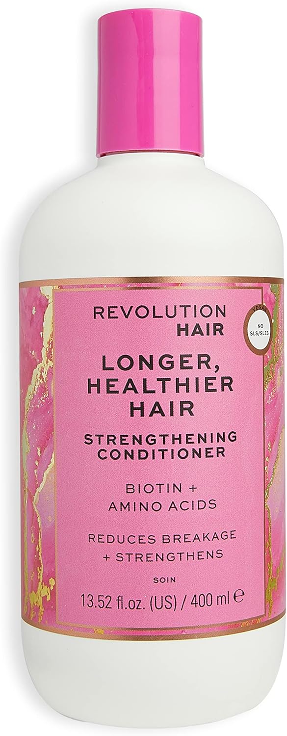 Revolution Haircare London Conditioner, Hydrates and Strengthens Dry Hair, Reduces Breakage, Vegan Cruelty-Free, 400ml
