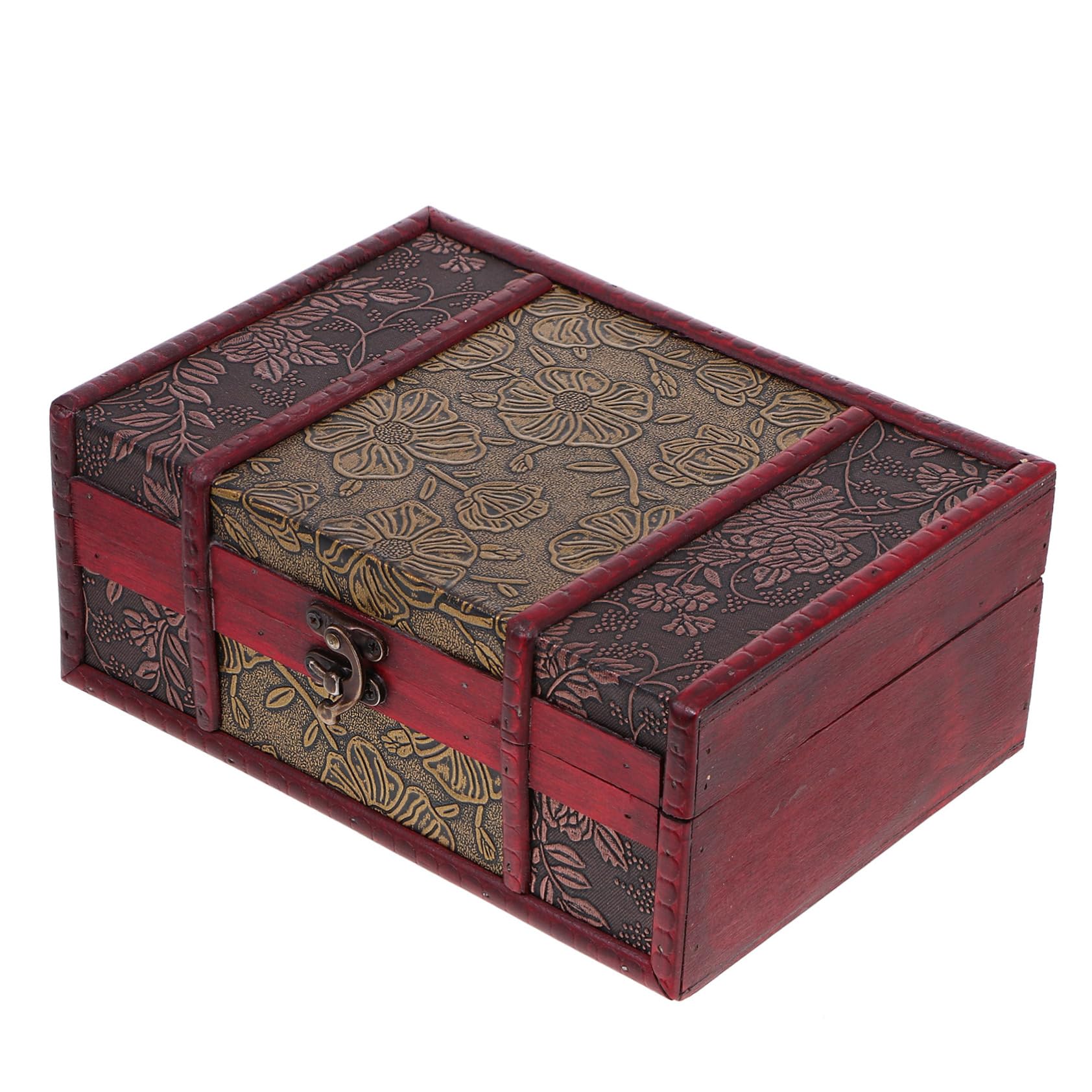 Boîte à bijoux vintage élégante en velours pour ranger vos colliers et bagues
