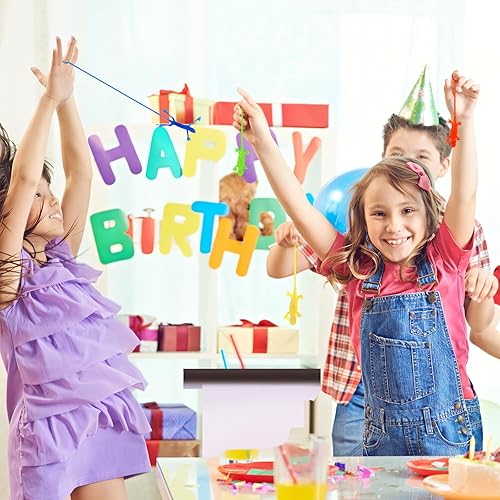Miniatura 3 de Toyvian 20 piezas de juguetes para ansiedad elásticos con forma de lagarto para la mano, juguetes adhesivos elásticos para fiestas, regalos para