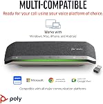 Poly Sync 40+ Smart Speakerphone (Plantronics) - Flexible Workspaces - Connect to PC/Mac via BT700 Adapter and Smartphones via Bluetooth - Works with Teams, Zoom – Amazon Exclusive