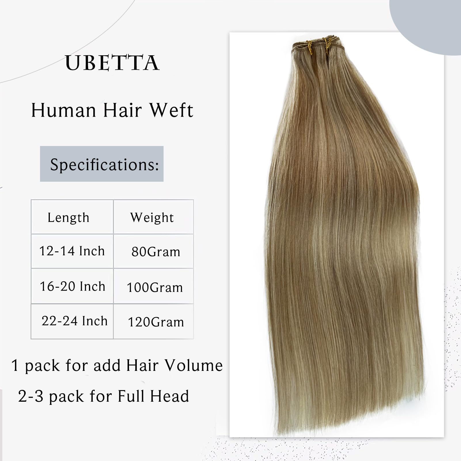 Amazon.com : Sew in Hair Extensions Real Human Hair 16 Inch  display picture 2