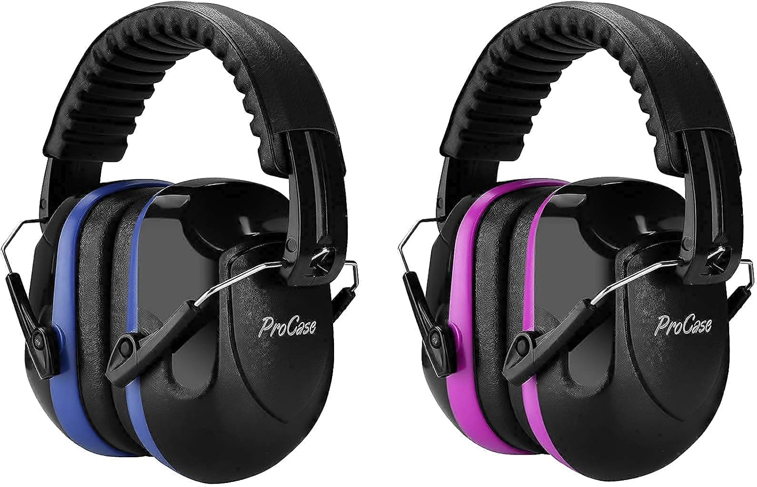 ProCase Noise Reduction Ear Muffs, NRR 28dB Shooters Hearing Protection Headphones Headset Bundle with Professional Noise Cancelling Ear Defenders for Construction Work Shooting Range Hunting