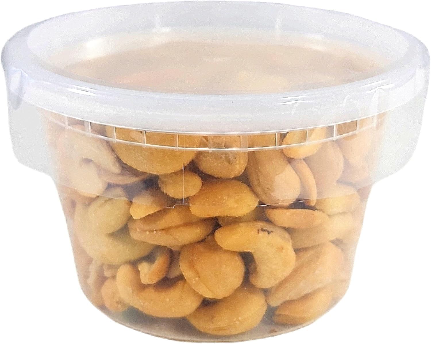 PACTOGO Clear Shrink Bands - Fits Round Plastic Soup/Deli Containers Sizes 8-32 Ounces (Pack of 250)