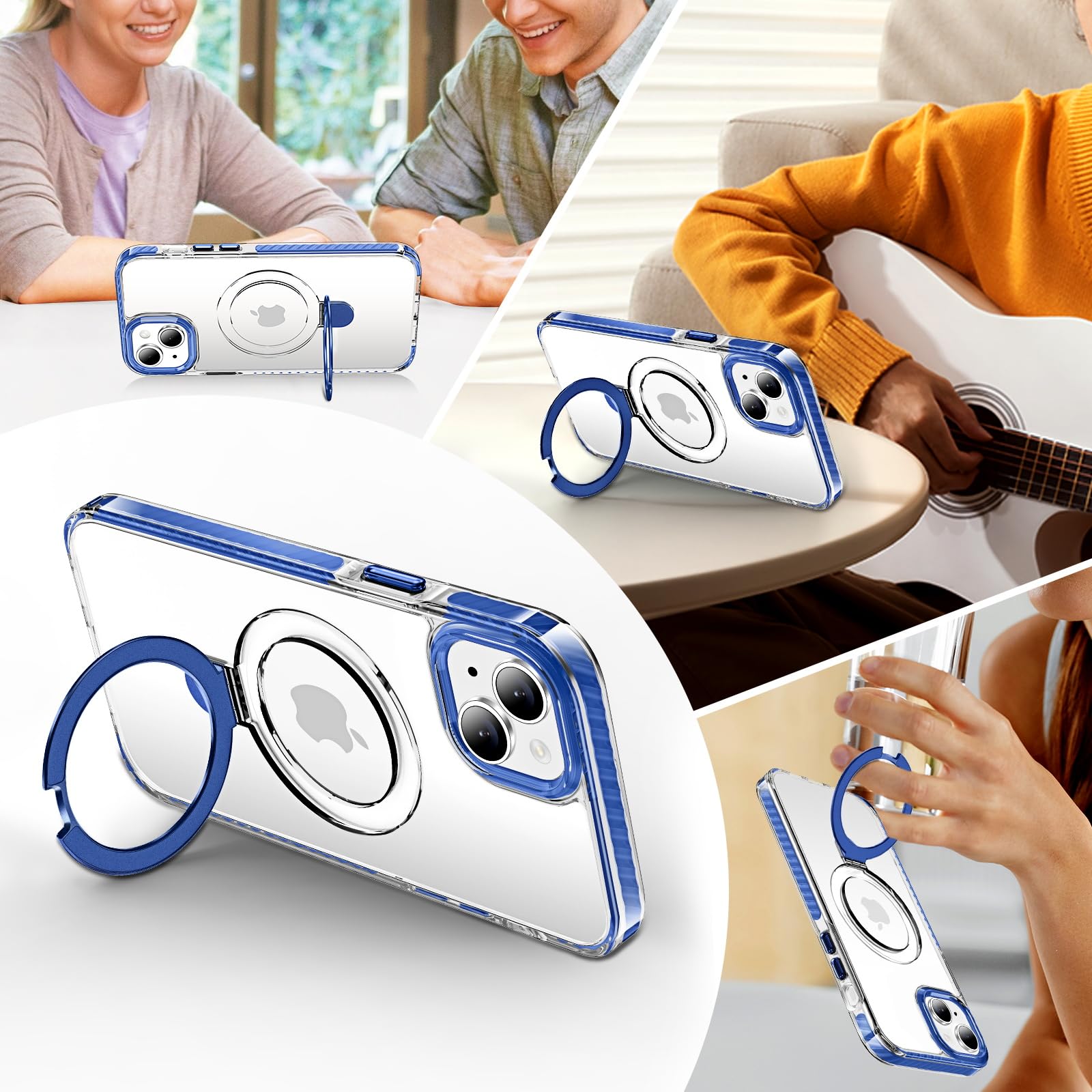 UMIONE For IPhone 11 Magnetic Case With Stand And Finger