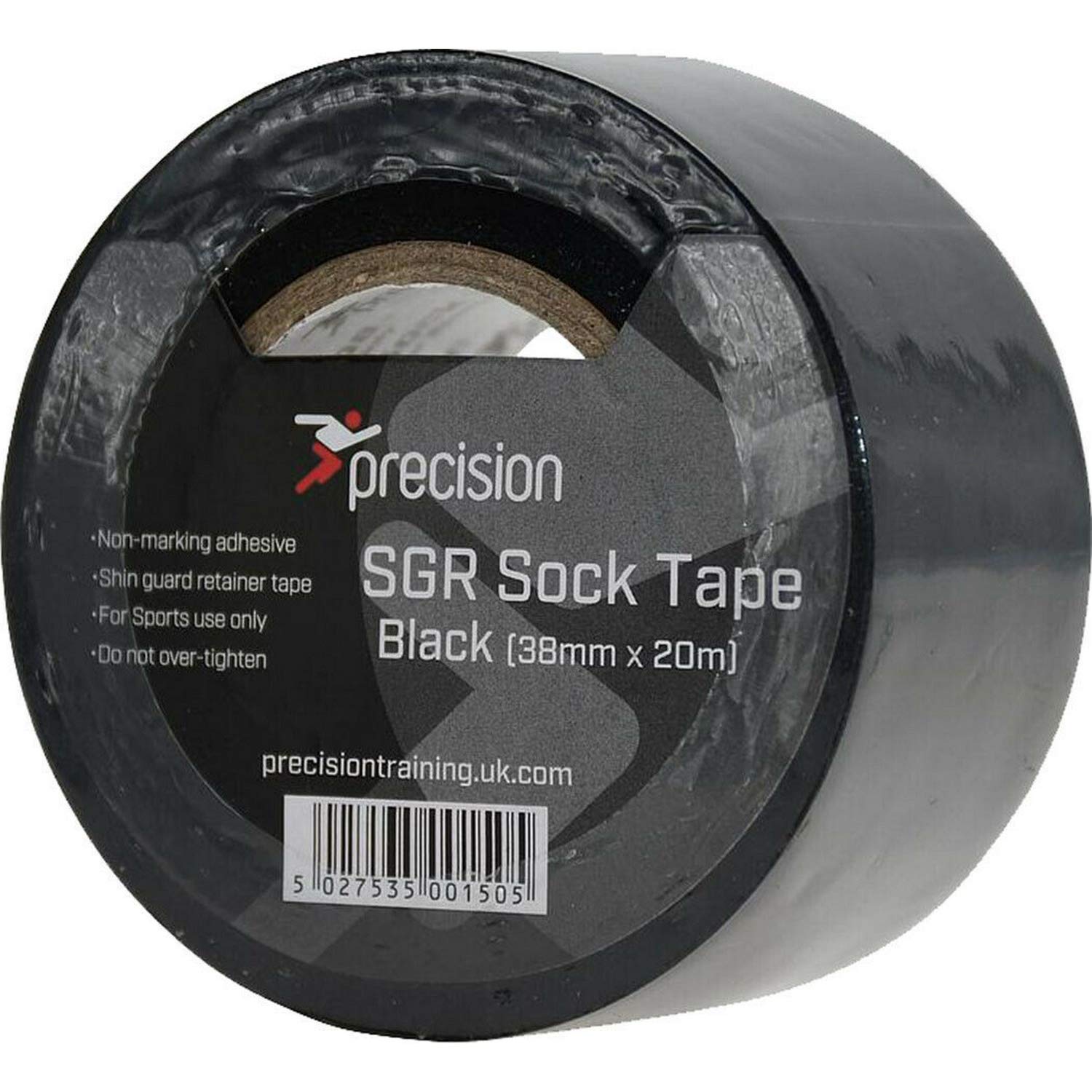 Precision SGR Sock Tape 38mm (Pack of 5) (Black)