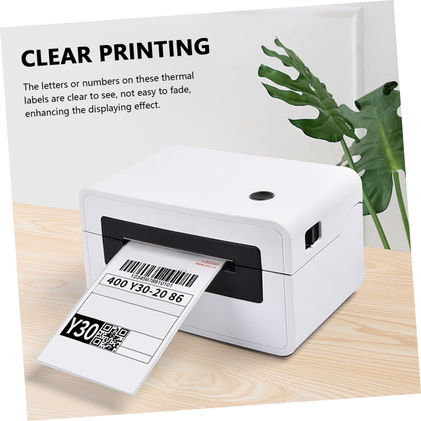 Tofficu Versandetiketten und Klarer Druckqualität mit Starker Haftung Thermodirekt 500 Stück aus Papier Selbstklebende Etiketten für Thermodrucker im Versandgebrauch