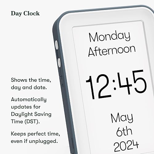 Miniatura 2 de Relish Día  Reloj de demencia, reloj digital HD de pantalla grande con calendario digital para personas mayores y personas con pérdida de memoria
