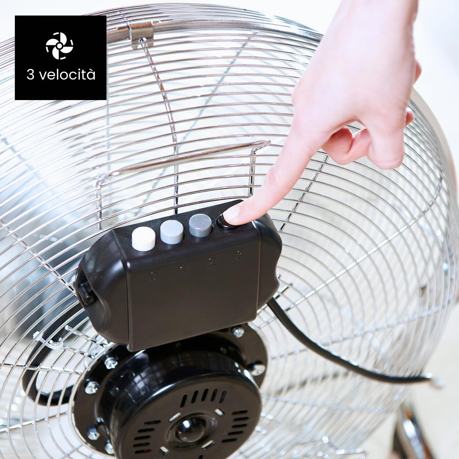 Taurus 944656000 Alpatec, braccio d'aria SIROCCO 18, 944656, 120 W, 45 cm di diametro, cromato