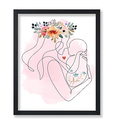 Poster Master Mother and Baby Poster - Family Print -
