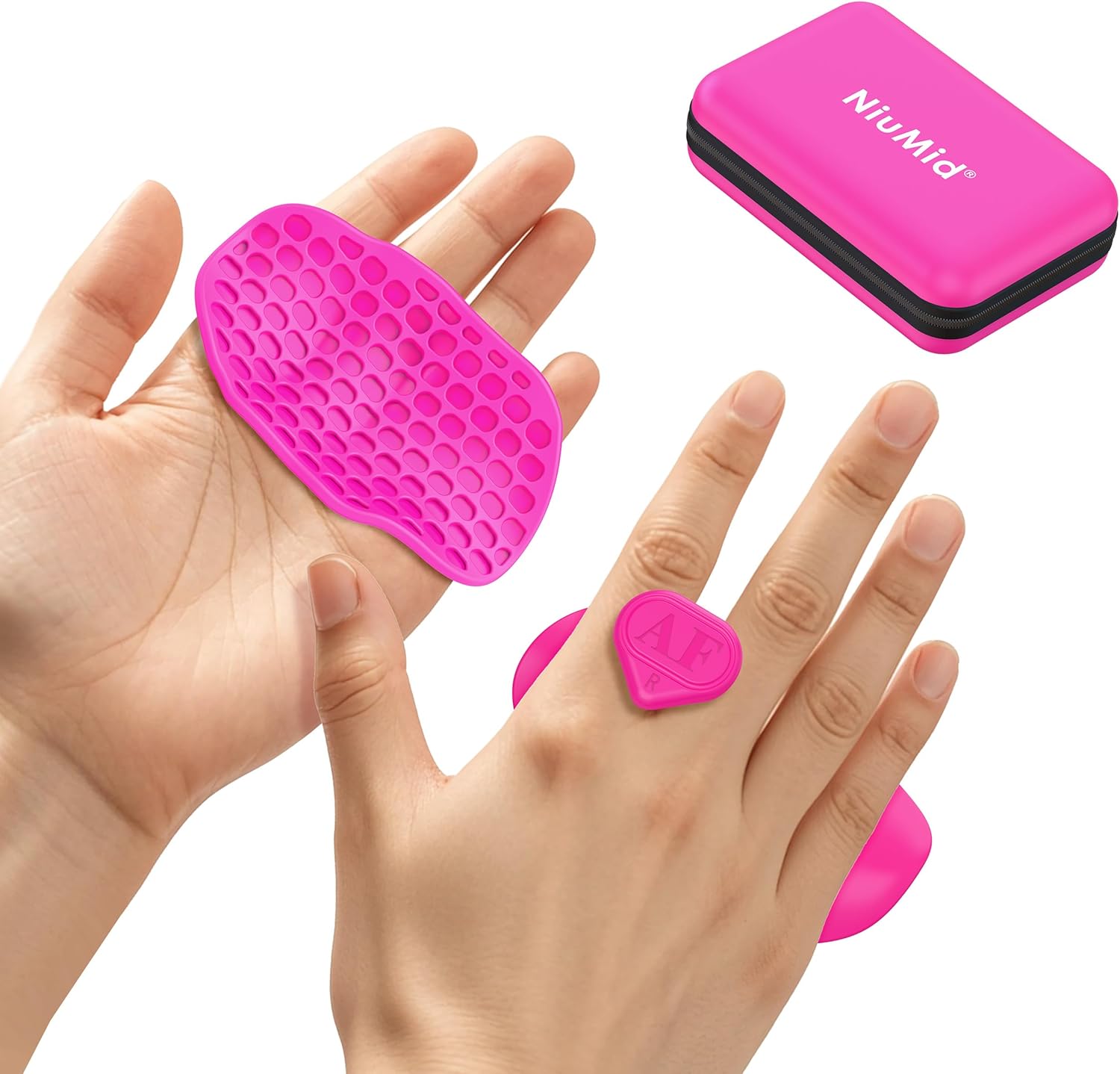 2nd Gen Enlarged Anti-Slip Workout Grips – Ergonomic Hand Protector Gloves for Weight Lifting,