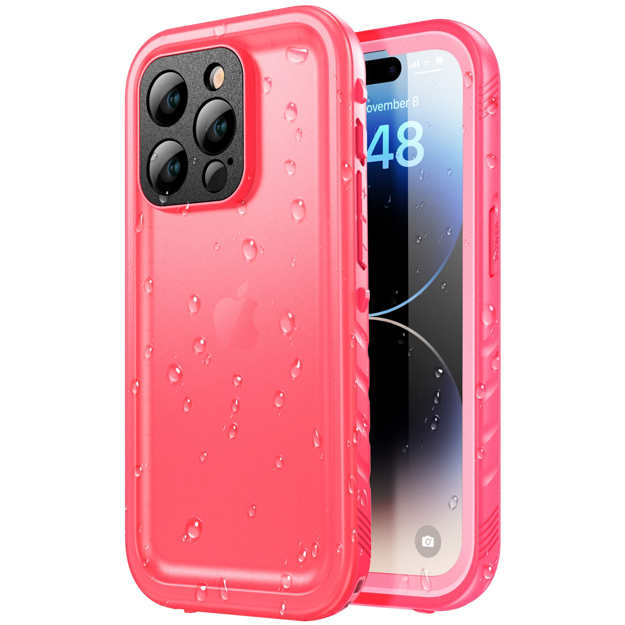 SPORTLINK Design for iPhone 14 Pro Waterproof Case - Shockproof Dustproof Phone Case with Screen Protector, Full Body Protective Case for iPhone 14
