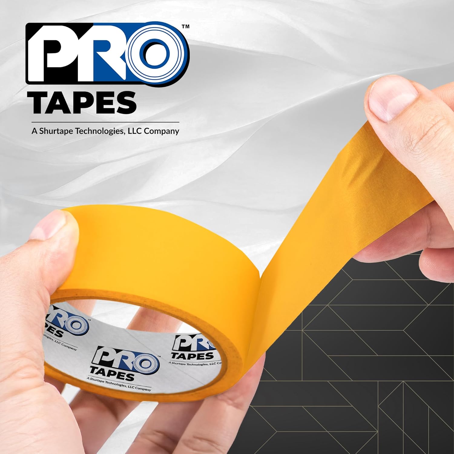 Pro Tapes Pro 788 アルティメットマスク イエロー 2インチ x 60ヤード プレミアム ロータック、60日間の除去