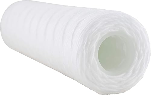 Miniatura 3 de SpiroPure Repuesto para filtro de sedimentos de 50 micrones para heridas de cuerda CW-50 155214-43 SWC-25-1050 de 10 x 2.5 pulgadas (paquete de 24)