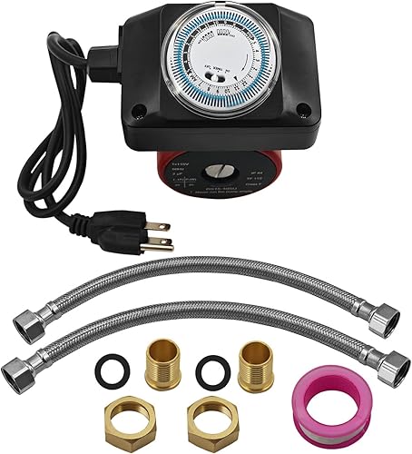 Miniatura 5 de Bomba de circulación de agua de 115 V 125 HP Bomba de recirculación de agua caliente apta para Grundfos para sistema de calefacción de casa