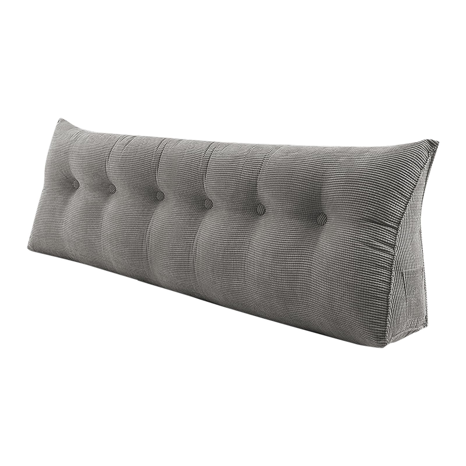 Oparcie, poduszka klinowa, duża poduszka pod plecy, poduszka na kanapę, wygodna poduszka do czytania na łóżko i sofę, oparcie i poduszka 2 w 1 (180 x 50 x 20 cm)