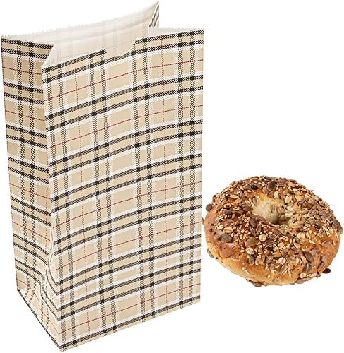 Vista 255 de Restaurantware Bag Tek - Bolsas de almuerzo desechables de 2 libras, 100 bolsas resistentes para llevar, parte inferior plana, ideal para Blanco