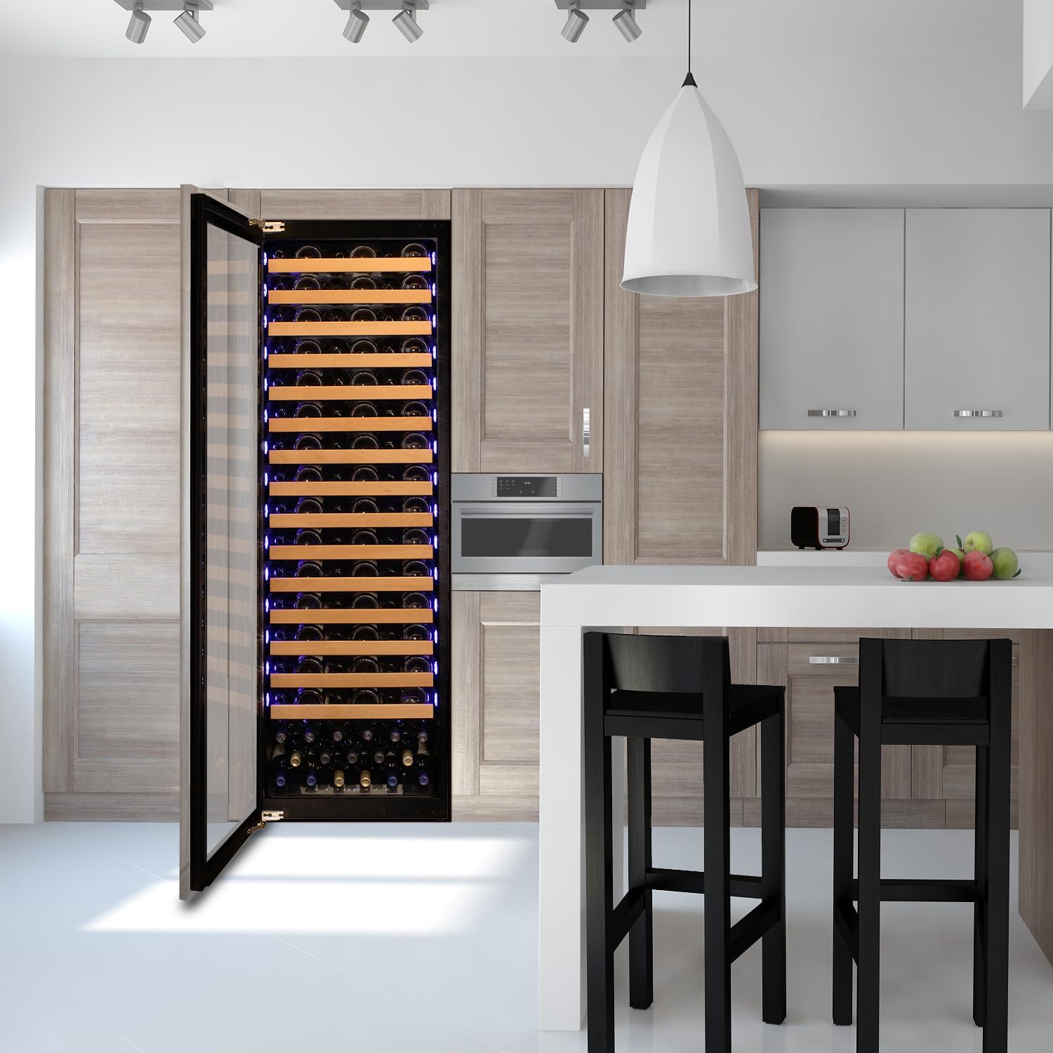Allavino 107 Bottle Single Zone Panel Ready Wine Refrigerator VCWR-107PRS-1R
