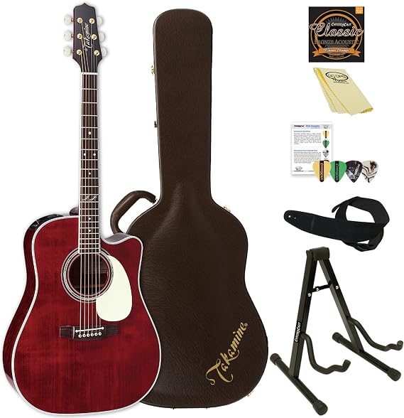 TAKAMINE jj325src-kit-2 John Jorgenson – Guitarra electroacústica de firma  guitarra : Amazon.com.mx: Instrumentos Musicales