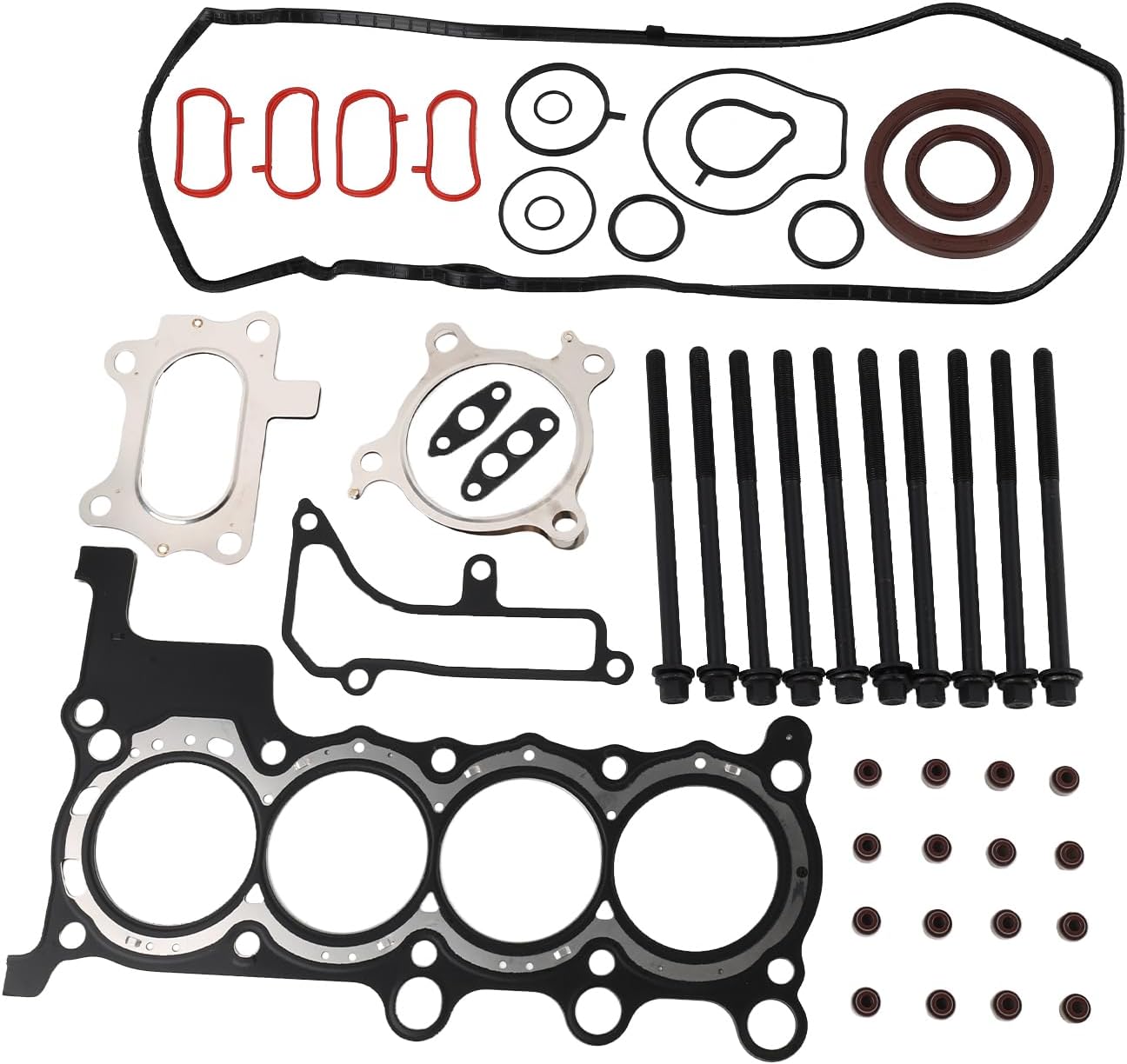 HS55383 Head Gasket Set with Bolts Replacement for Honda Accord 2018-2022, Civic 2016-2021, CR-V 2017-2021 1.5L, Part# 22516A0A01 1225159B004