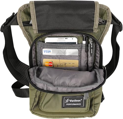 Miniatura 2 de Impermeable Airsoft táctico gota pierna bolsa bolsa panel motocicleta bolsa