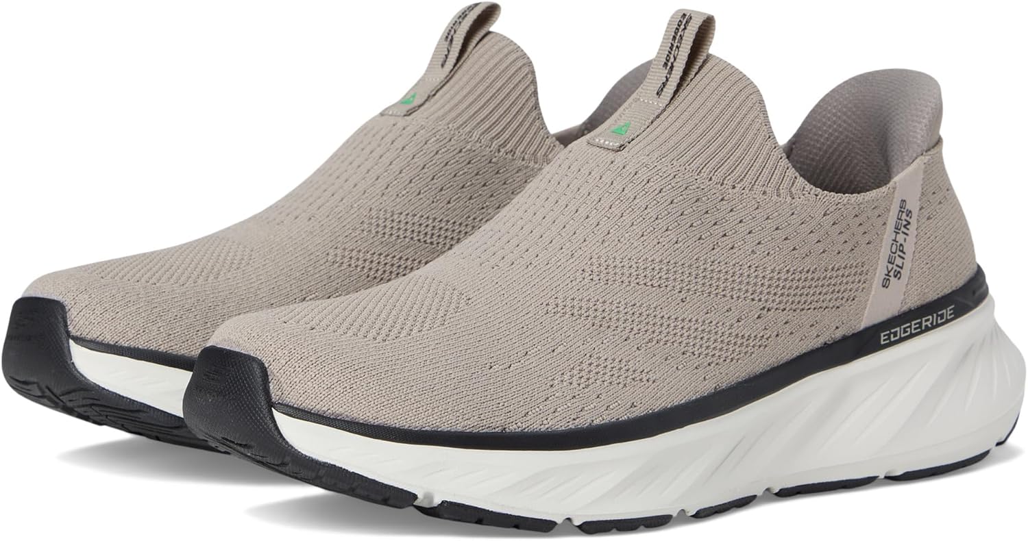 Skechers Edgeride Commissioner Tênis masculino sem cadarço com as