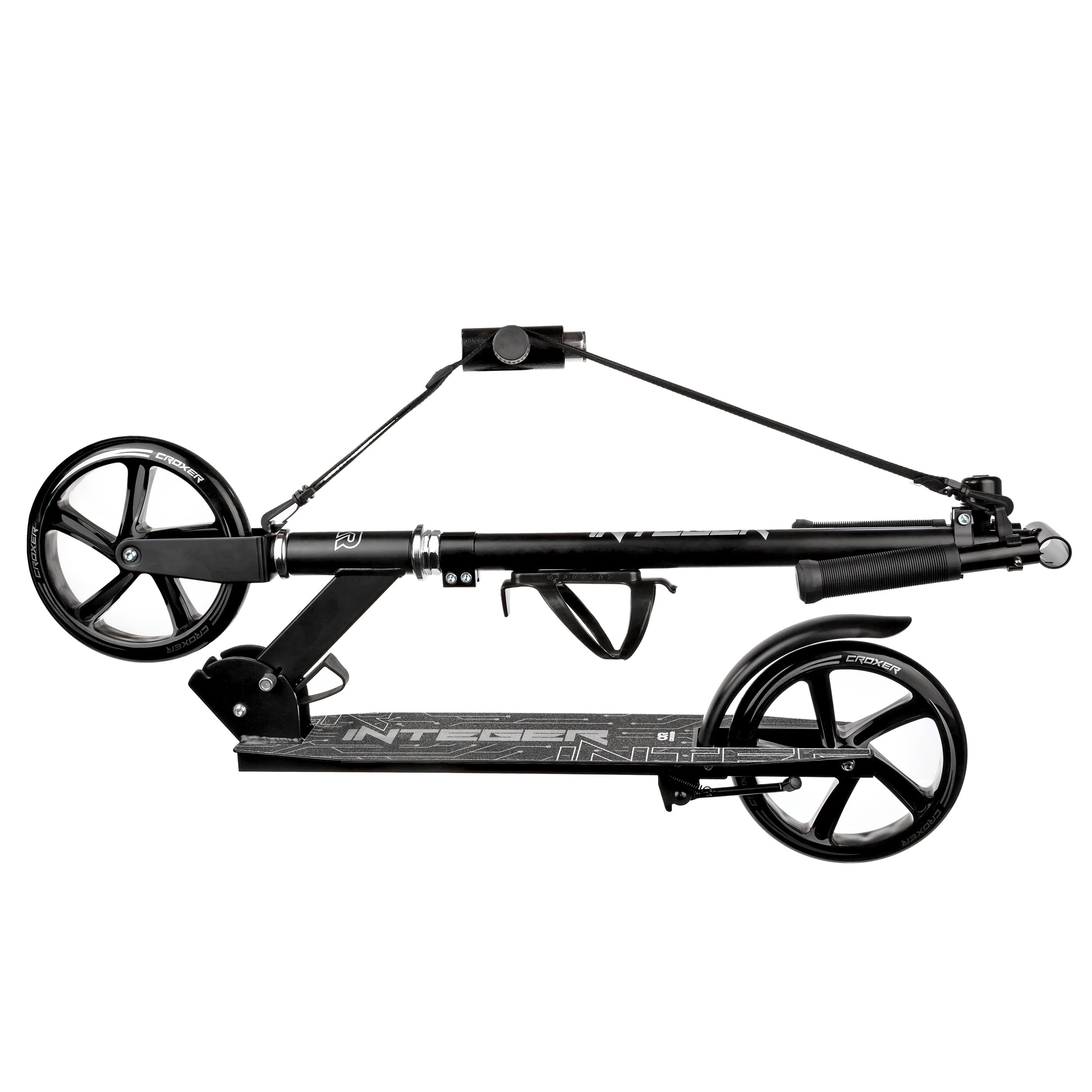 Scooter Kick Scooter City Scooter Catia, Integer 200mm con Timbre y portabotellas