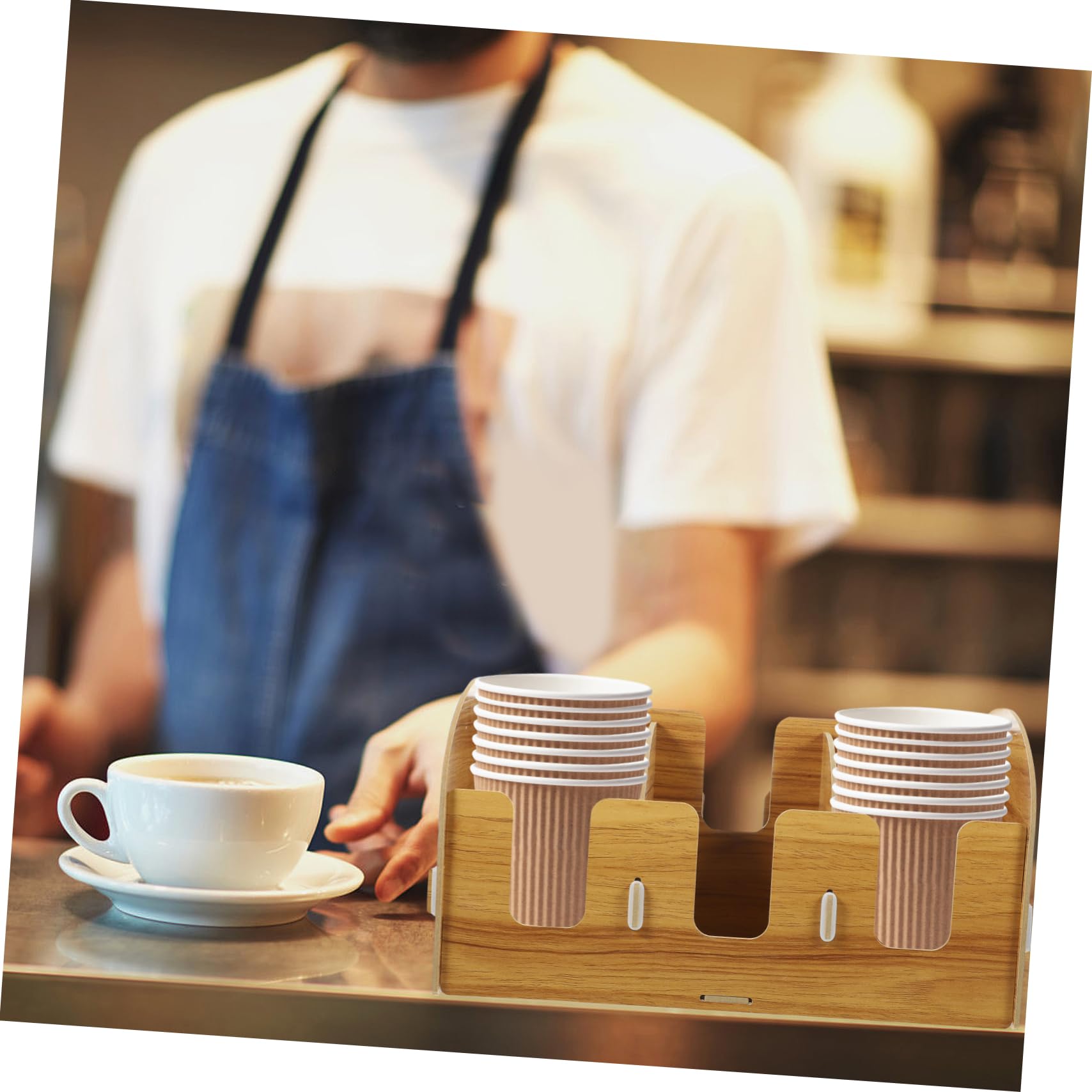 Amazon.co.jp: OFFSCH Countertop Coffee Milk Tea Cup Storage Rack