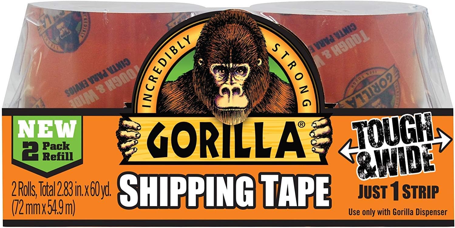 Reißfestes Klebeband 2x Gorilla Strong Tough Verpackungsband – 27