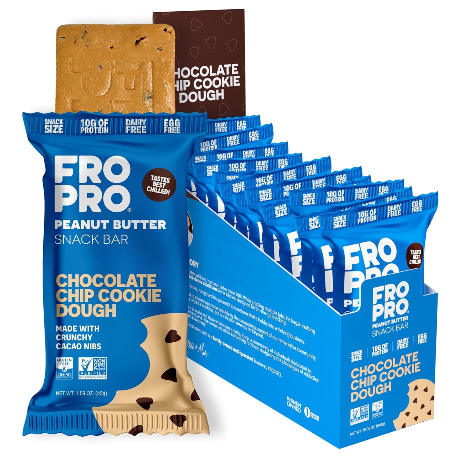 FROPRO Variety Sampler Plant Protein Bars, Gluten Free Snack Bars, 12 Pack — Amazon image 31