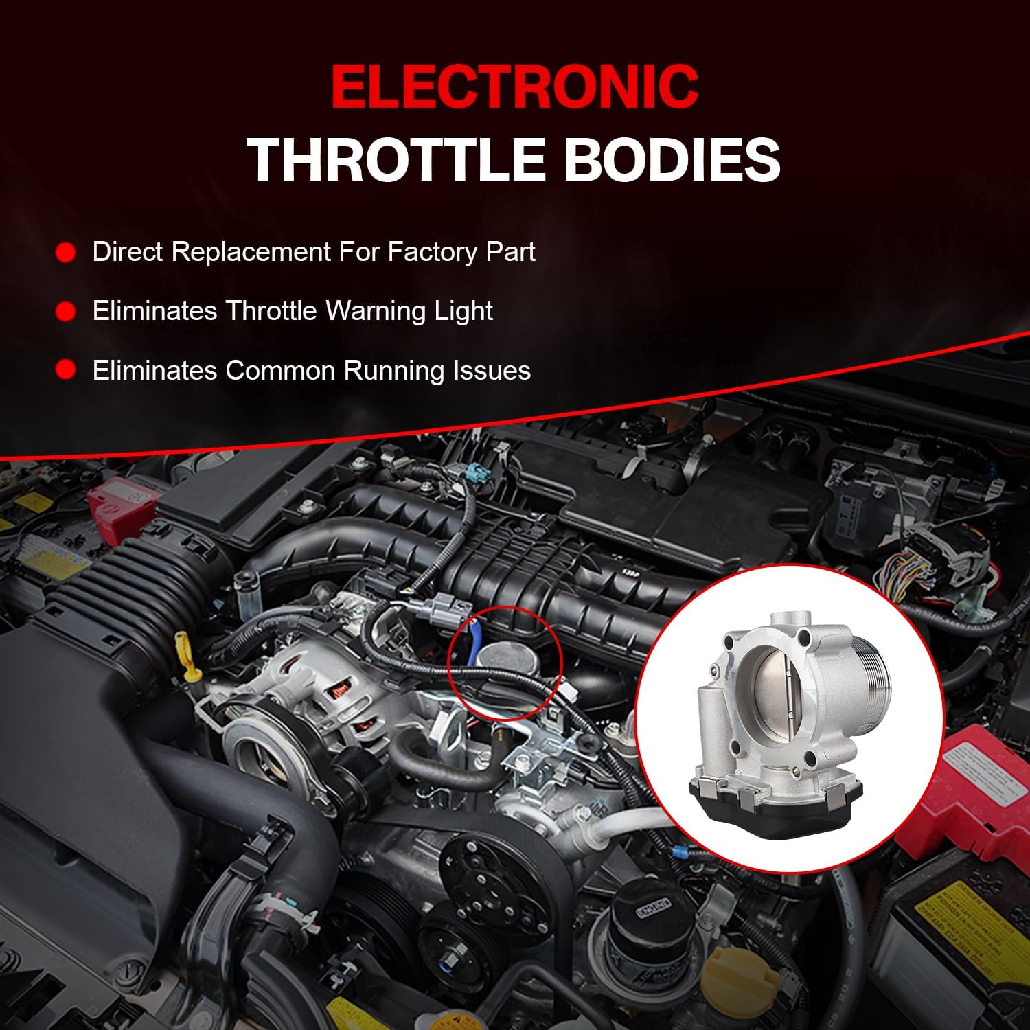 Electronic Throttle Body Compatible with Audi A4 05-16, A5 10-17, A6 12-18, Q5 11-17 & Volkswagen Tiguan 09-17, Passat 06-10, Beetle 12-13, L4 1.8L 2.0L, Replace# 06F133062E, A2C59511705